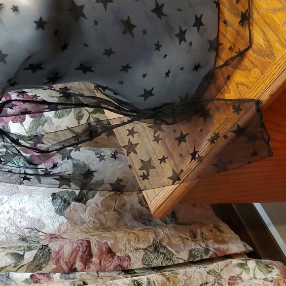 Shear see through accent top - Picture 3 of 4